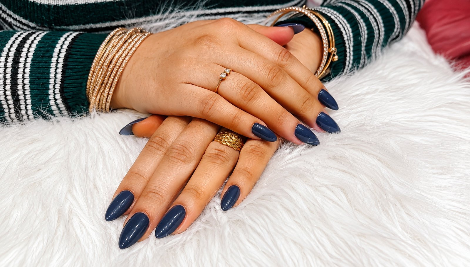 Luxury nail art design at Avalon Nail Studio